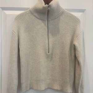 Everlane Half-zip wool sweater